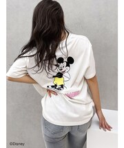 Mickey Mouse / バックプリントBIG Tシャツ