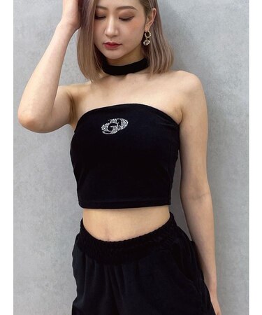 チョーカー付きGDパイルビスチェ【SETUP着用可】