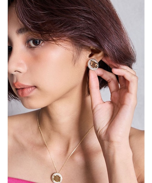 JEYSUSサークルラインストーンSymmetryGYDAピアス