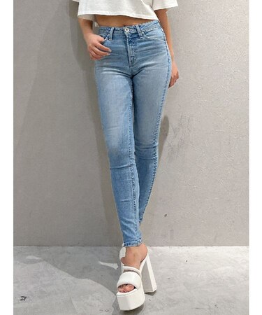 ミドルウエストSHAPELYスキニーデニムパンツ