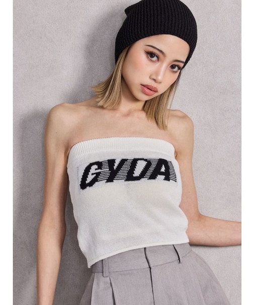 GYDA ニットベアトップス