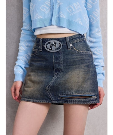GD MOLDスカートライクデニムショートパンツ