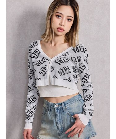 GYDA POSH FADITAL ニットカーディガン