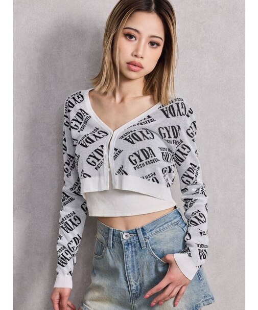 GYDA POSH FADITAL ニットカーディガン