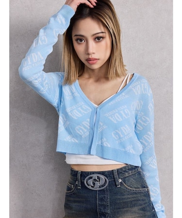 GYDA POSH FADITAL ニットカーディガン