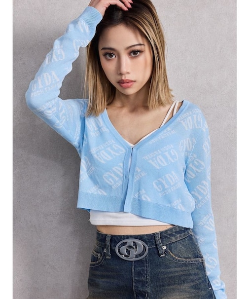 GYDA POSH FADITAL ニットカーディガン