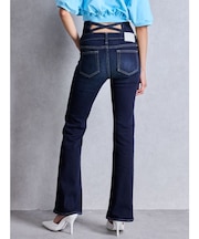 NEWハイウエストBACKクロスフレアパンツ