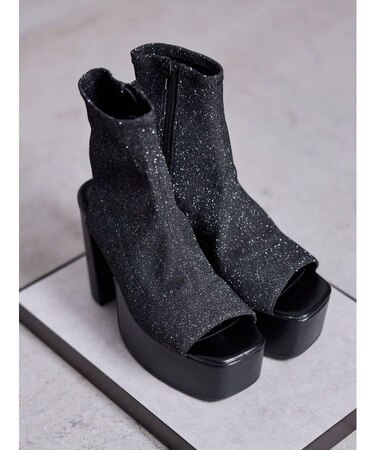 GD GLITTERブーツサンダル