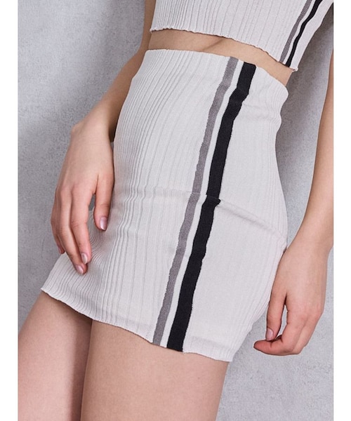 The toe Piccadilly Skirt ニットスカート　ニットパンツ ラメシャギーニットスカート | 【公式】Pierrot（ピエロ