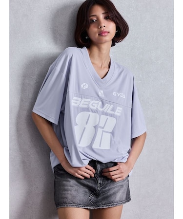 BEGUILE 82SPORTY VネックBIG Tシャツ
