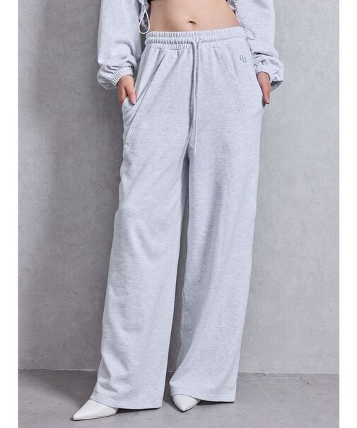 GG switch sideスウェットワイドパンツ
