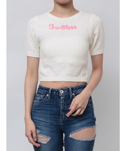 Faultless パイルニットトップス