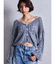 2WAYメッシュブリーチニットトップス