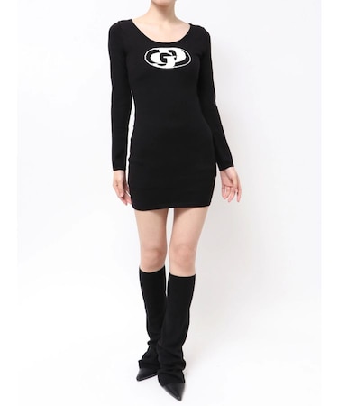 レッグウォーマーSET GD インターシャニットワンピース