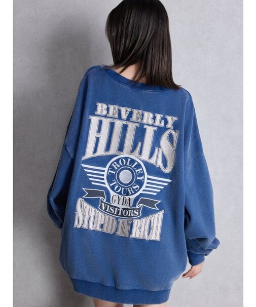 BEVERLY HILLS ドルマンスウェットトップス