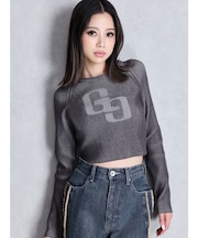 GG two color scheme ニットトップス