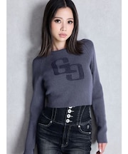 GG two color scheme ニットトップス