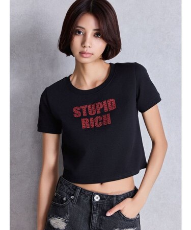 STUPID RICH STONEショートTシャツ