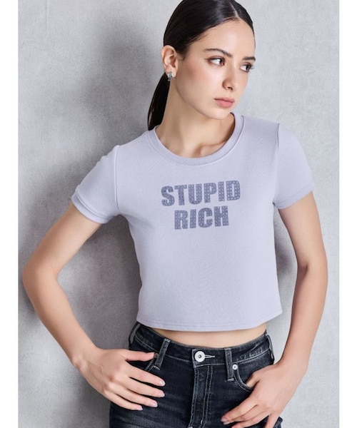 STONE ロコハッチショトスリフホロシャツ 【関税込】 STUPID RICH STONEショートTシャツ|ジェイダの通販|&mall