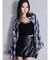 processing checkered print looseシャツ