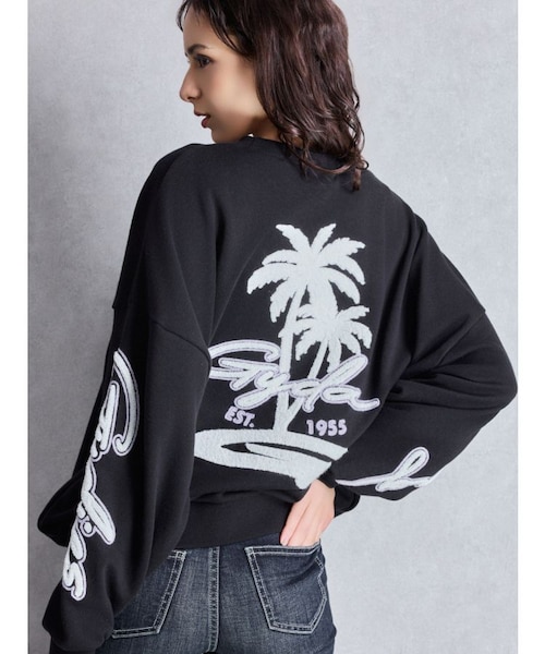 palm tree Gydies Lovingサガラスウェットトップス｜ジェイダの通販