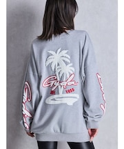 palm tree Gydies Lovingサガラスウェットトップス
