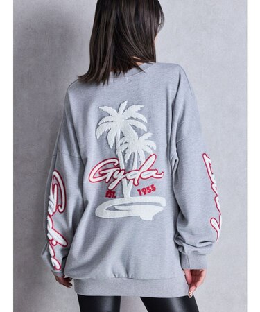 palm tree Gydies Lovingサガラスウェットトップス