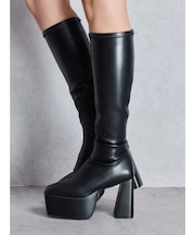 ストレッチチャンキーブーツ