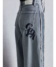 ハイウエストside slit GYDAワイドデニムパンツ