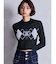 Symmetry GYDA ARGYLEニットトップス