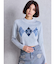 Symmetry GYDA ARGYLEニットトップス