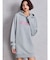 Plaisir leopardパーカーワンピース