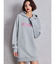 Plaisir leopardパーカーワンピース