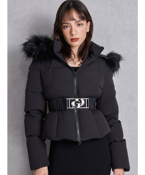 GDベルト付きショートダウンコート