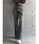 【TINY】ハイウエストKNEEダメージワイドデニムパンツ