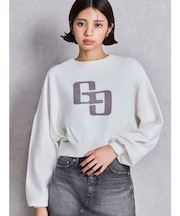 GGインターシャニットトップス