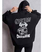 COUCH SURFING GYDALMATIANスウェットパーカー