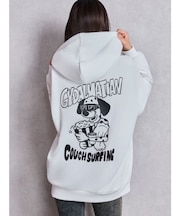 COUCH SURFING GYDALMATIANスウェットパーカー