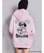 COUCH SURFING GYDALMATIANスウェットパーカー