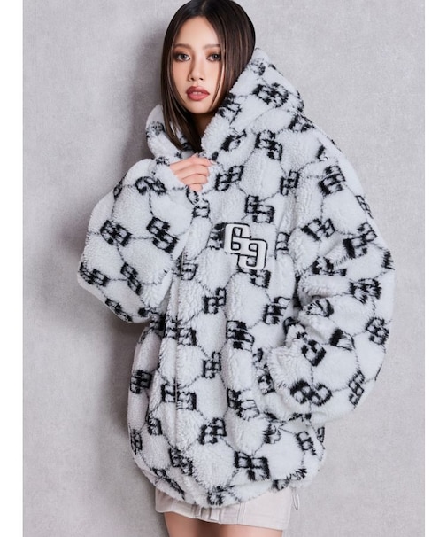 GGラメボアBIGブルゾン