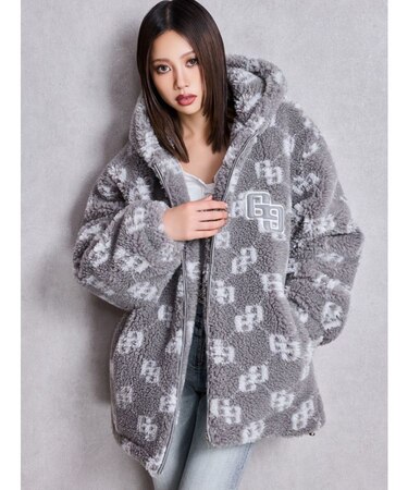 GGラメボアBIGブルゾン