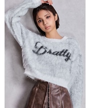 BRATTY MOHAIR LIKEショートニットトップス