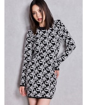 GYDA pattern プチハイニットワンピース