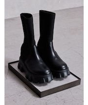 ニットドッキングショートブーツ