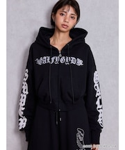 GYDA×GALFY bijou wing パーカー