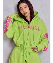 GYDA×GALFY bijou wing パーカー