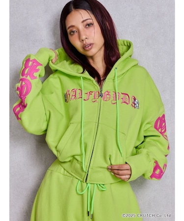 GYDA×GALFY bijou wing パーカー