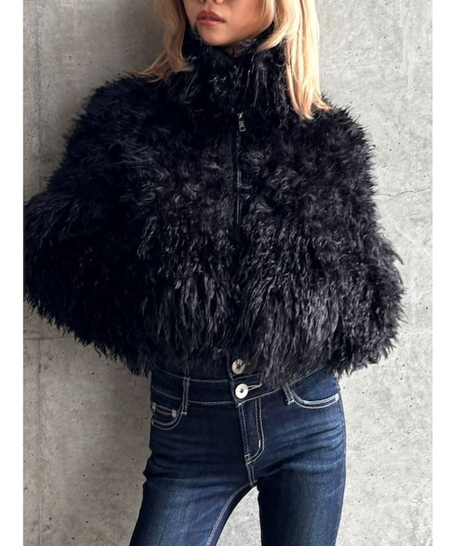 【TINY】switchingフェイクファーコート