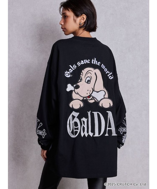 GYDA×GALFY original cross long Tシャツ