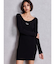 GGプレート long sleeveニットワンピース